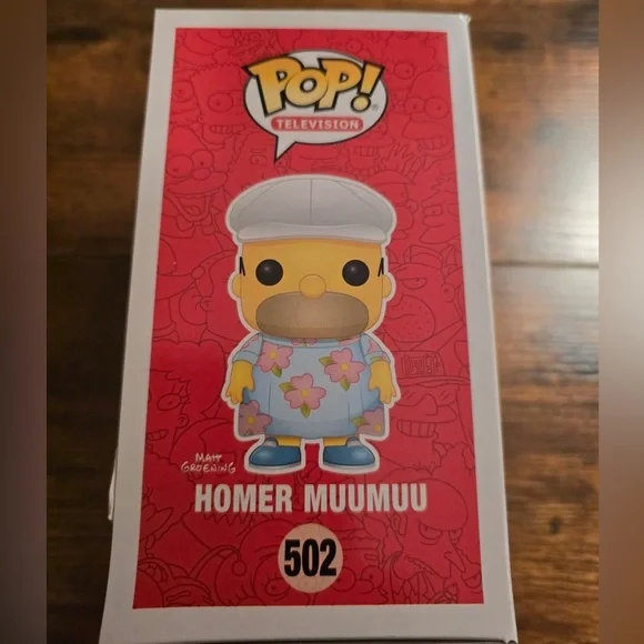 Funko Pop The Simpsons Homer Muumuu #502 NEW Hot Topic Exclusive - Picture 3 of 4